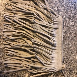 Linea Pelle suede coin purse/keychain